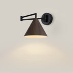 Noren | Nordic Minimalistische Wandlamp met Zwenkarm en Houtlook