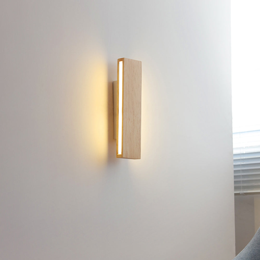 Draaibare LED Wandlamp – Hout Design | Lignum