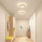 Basso | Compacte LED Plafondlamp met Houtprint