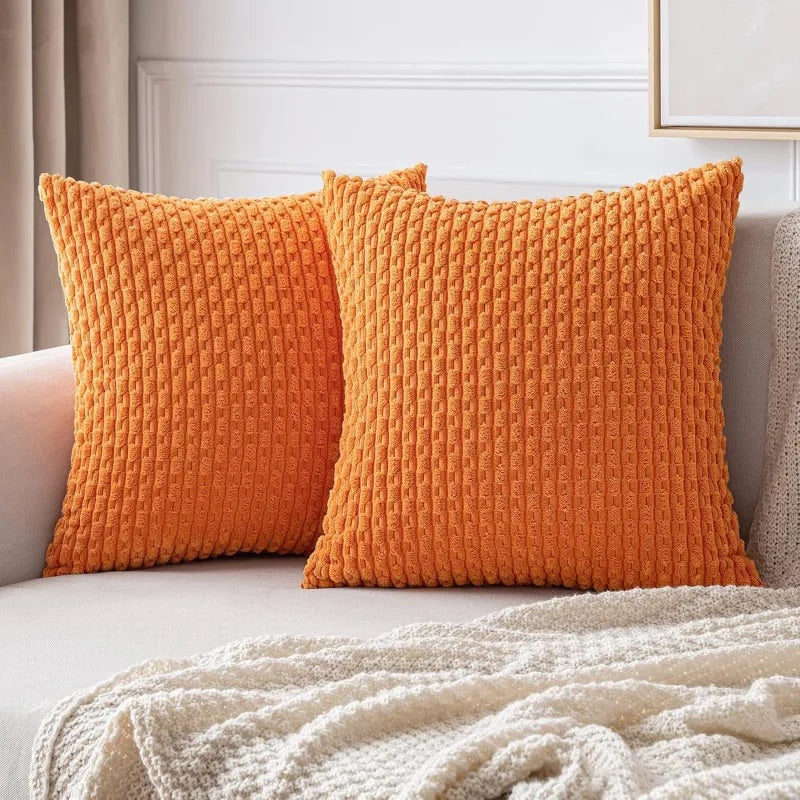Portia | Boho sierkussenhoes van zacht ribfluweel • (x1/x2/x4/x6)