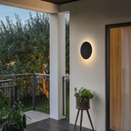 Ronde LED Buitenwandlamp – Halo Design – IP65 | Robustum