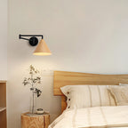Noren | Nordic Minimalistische Wandlamp met Zwenkarm en Houtlook