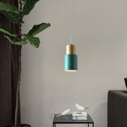 Otis | Cilinder Hanglamp – Metaal & Hout – Modern Design