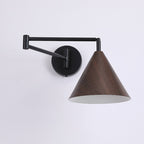 Noren | Nordic Minimalistische Wandlamp met Zwenkarm en Houtlook