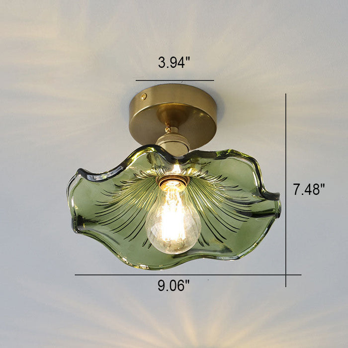 Fiore di Vetro | Hibiscus Plafondlamp – Glas & Goud