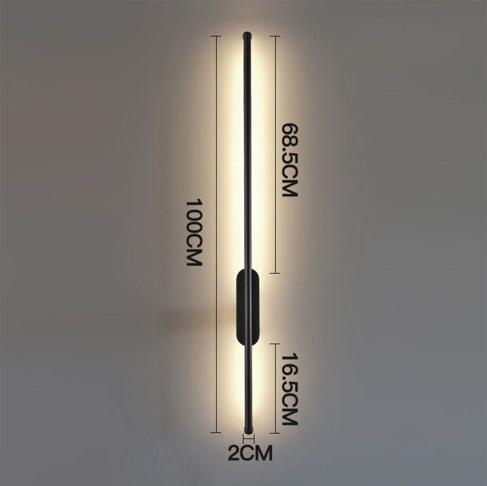 Verticale LED Wandlamp – Lineair Design | Stria