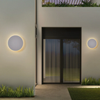 Ronde LED Buitenwandlamp – Halo Design – IP65 | Robustum