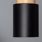 Otis | Cilinder Hanglamp – Metaal & Hout – Modern Design