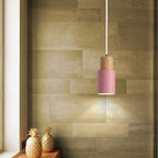 Otis | Cilinder Hanglamp – Metaal & Hout – Modern Design
