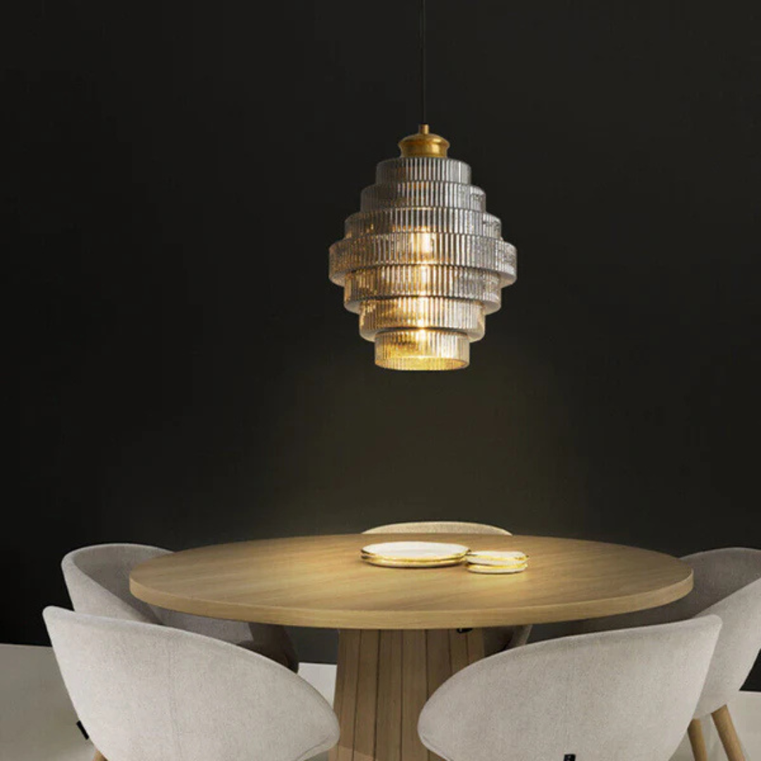 Liora | Retro Glazen Hanglamp