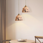 Concha Ramo | Gekleurde Retro Hanglamp – Glasoptiek & Koper – Sfeervol Warmwit Licht