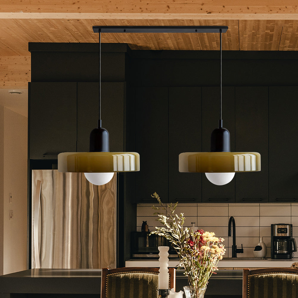 Luccaya | Dubbele Glazen Hanglamp
