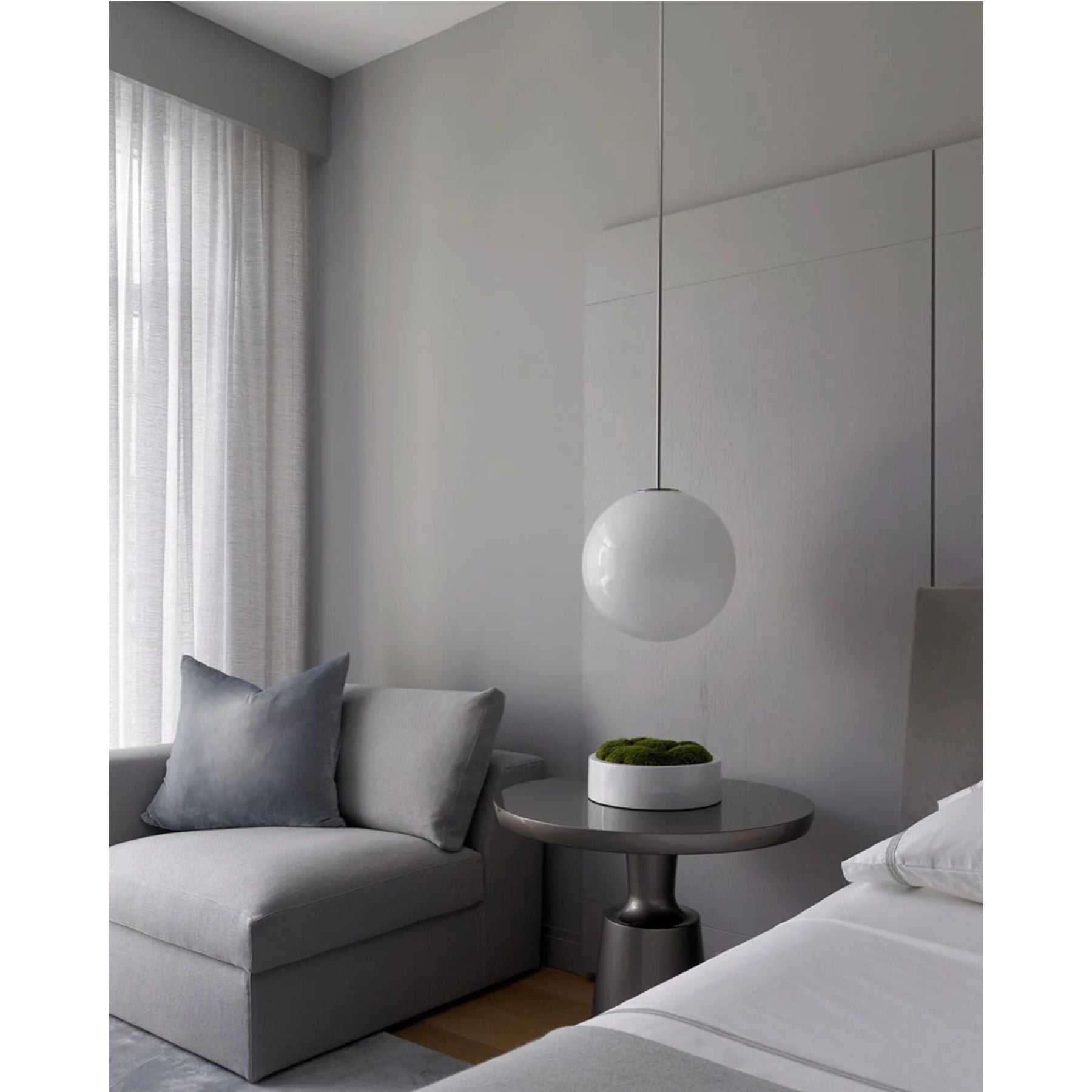 Luna | Elegante Glazen Bol Hanglamp