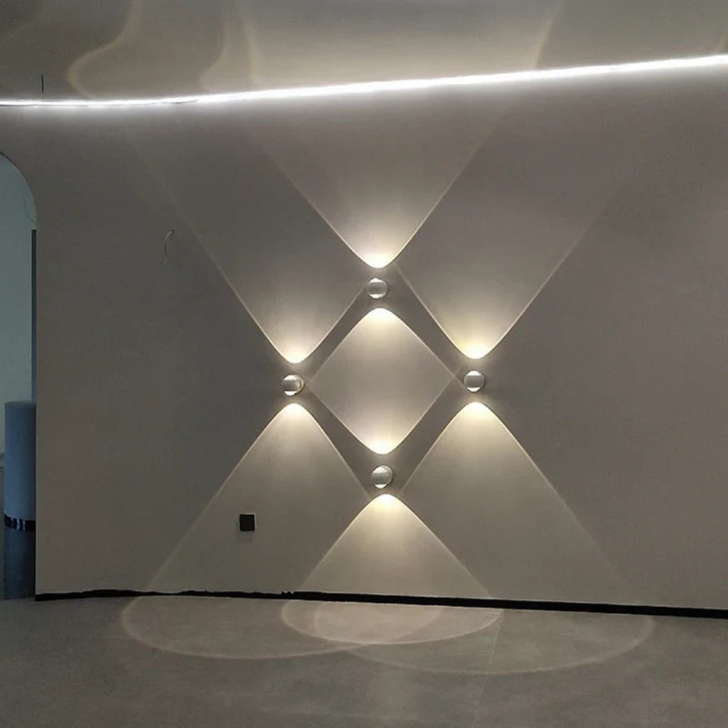 Cintra | Wandlamp met Kristalglas – Up & Down Licht – Compact Design