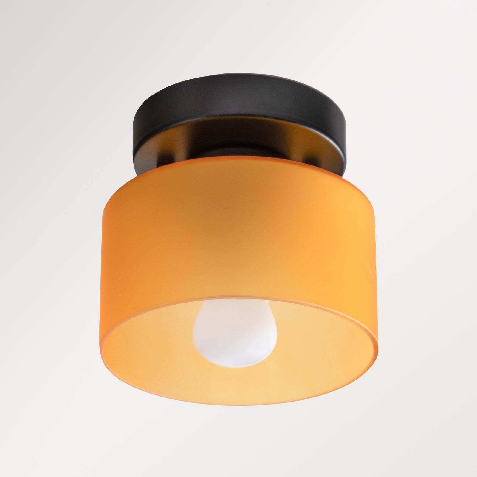Vetro | Retro Plafondlamp van Gekleurd Glas