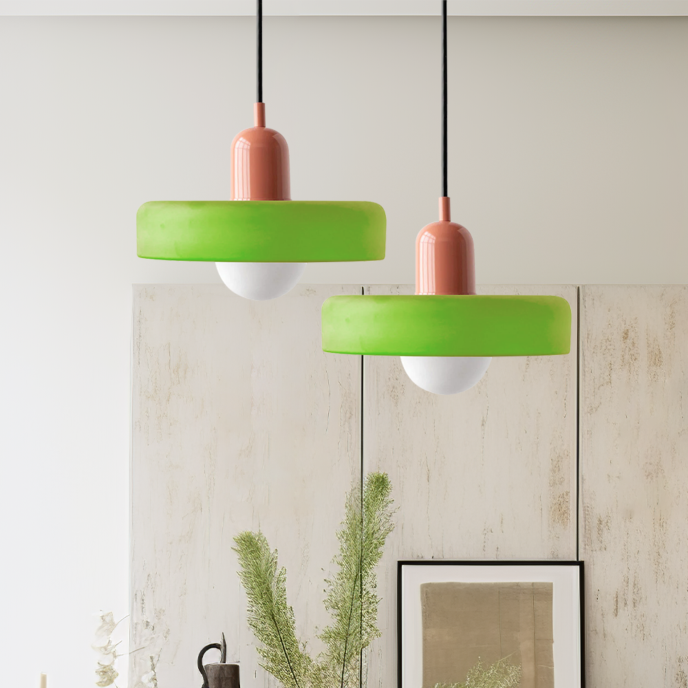 Lunor | Gekleurde Glazen Hanglamp