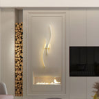 Sinu | Artistieke LED Wandlamp – Modern Golvend Design met Indirect Licht