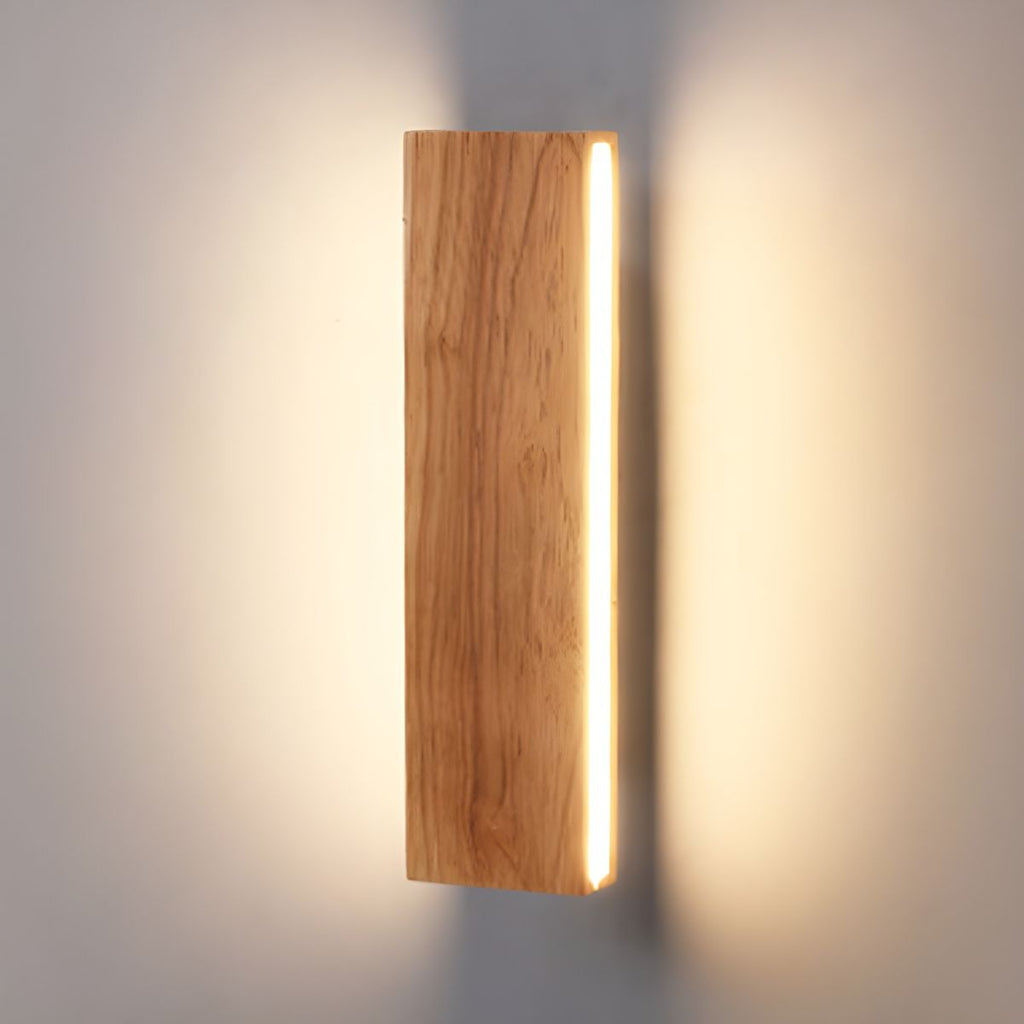 Draaibare LED Wandlamp – Hout Design | Lignum