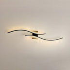 Sinu | Artistieke LED Wandlamp – Modern Golvend Design met Indirect Licht