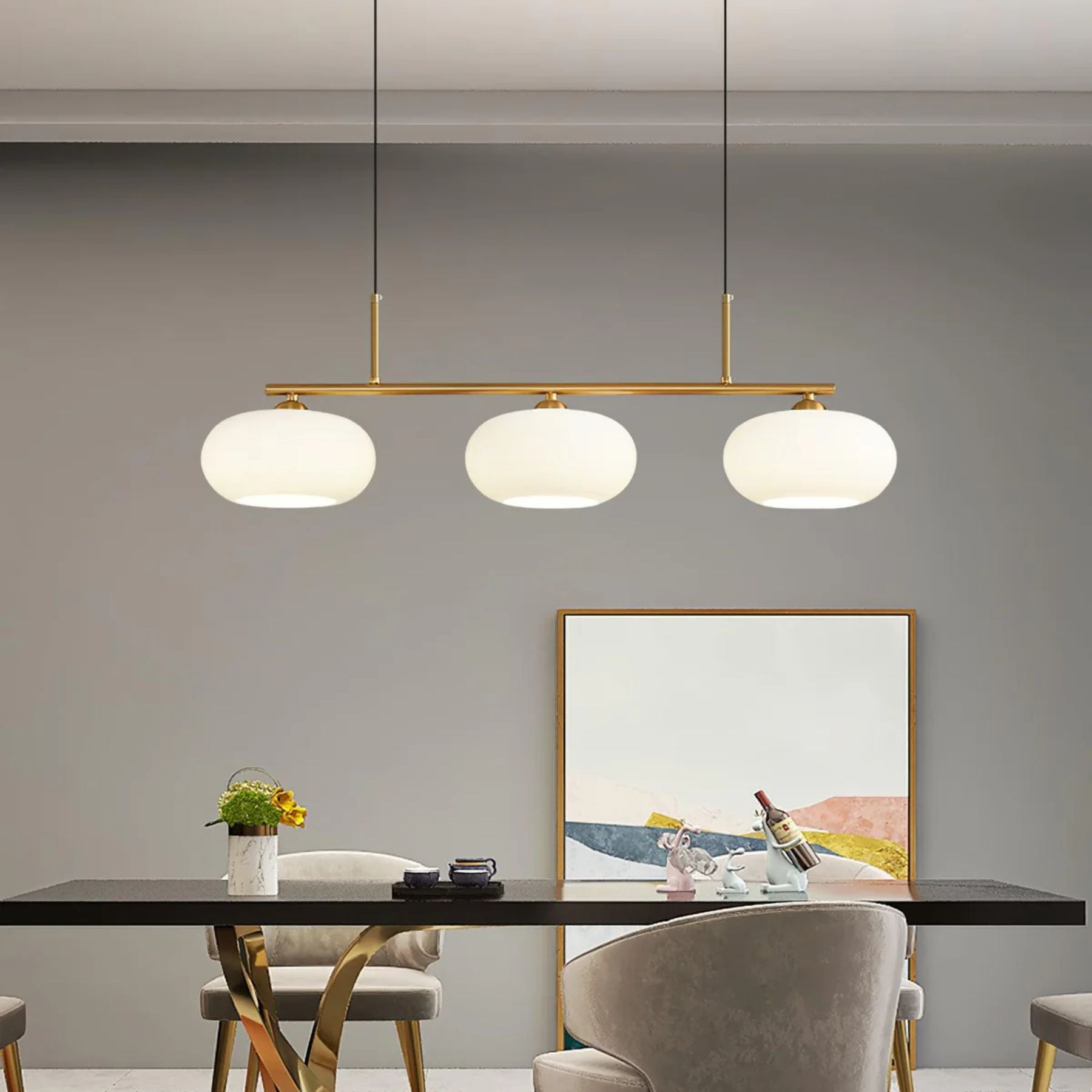 Aurabridge | Drie-lichts Hanglamp