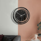 Tempo-Puro | Elegante Design Wandklok – Minimalistisch Zwart – Ø 30 cm