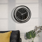 Tempo-Puro | Elegante Design Wandklok – Minimalistisch Zwart – Ø 30 cm