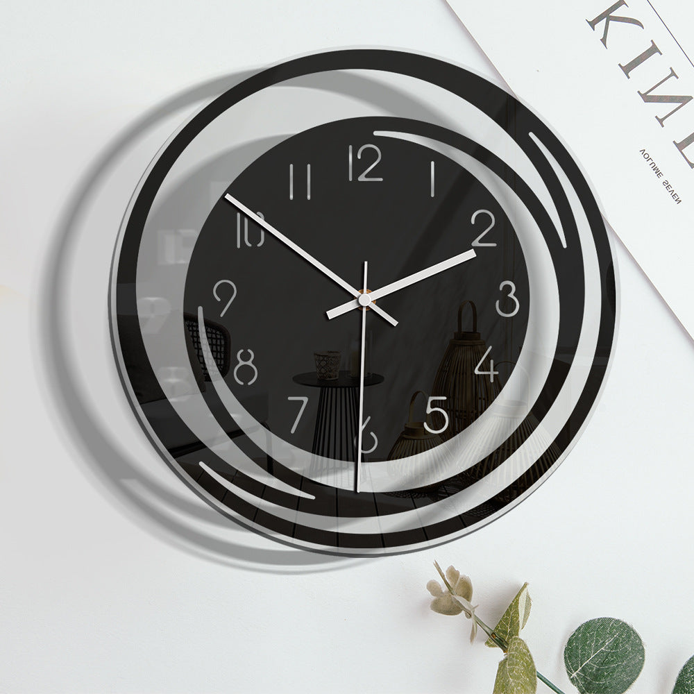 Tempo-Puro | Elegante Design Wandklok – Minimalistisch Zwart – Ø 30 cm