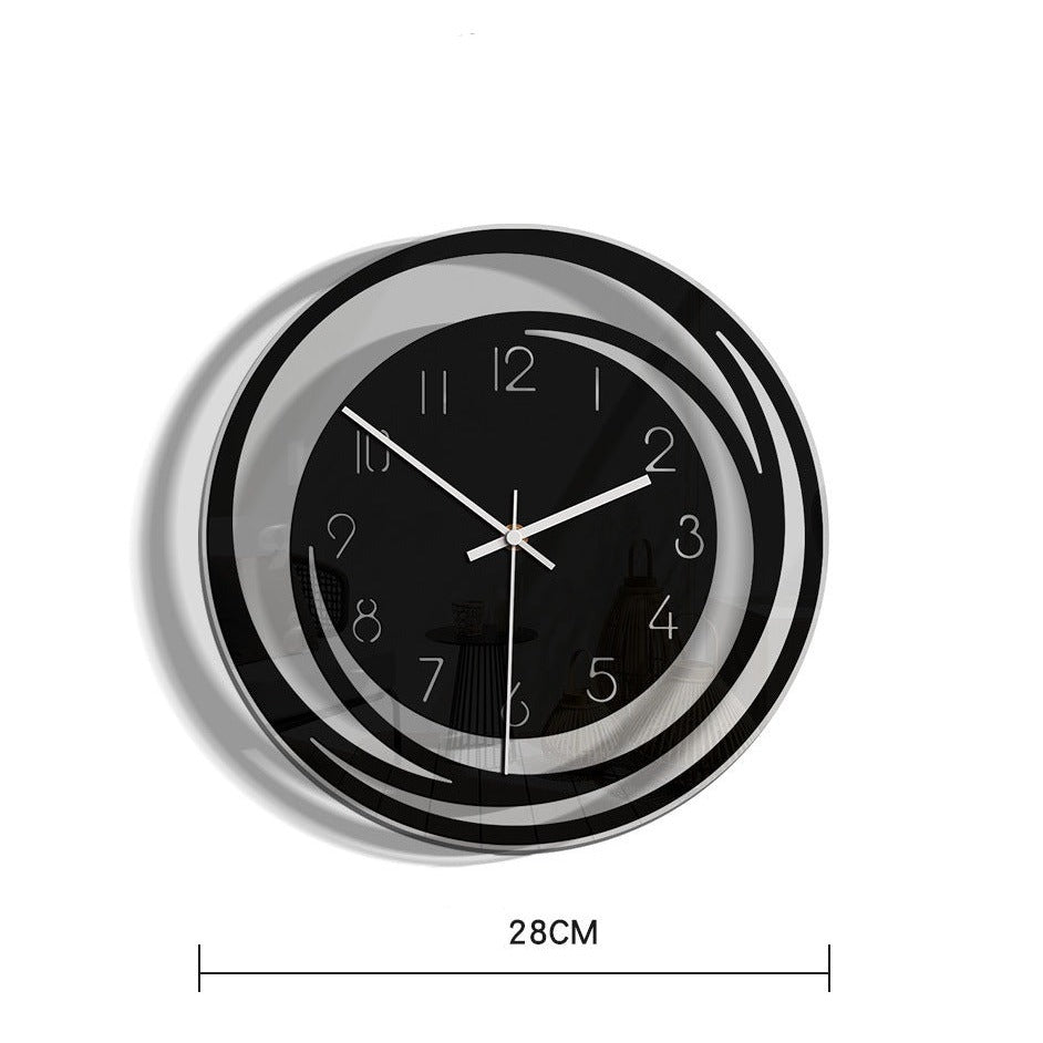 Tempo-Puro | Elegante Design Wandklok – Minimalistisch Zwart – Ø 30 cm