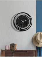 Tempo-Puro | Elegante Design Wandklok – Minimalistisch Zwart – Ø 30 cm