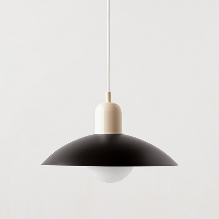Pastel Dome | Bauhaus Hanglamp – Kleurrijk Metaal & Glas – Verstelbaar