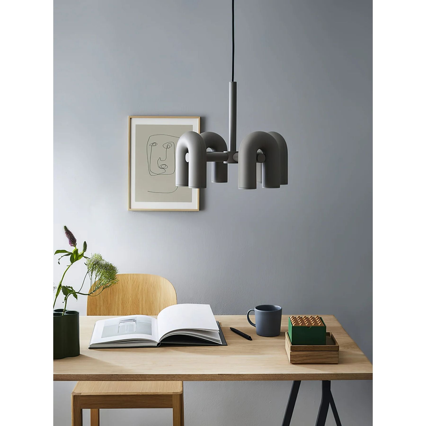 LED Hanglamp Sculpturaal – Gebogen Design – Modern | Vitra