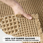 AquaWeave | Pluche Badmat met Wafelstructuur en Antislip