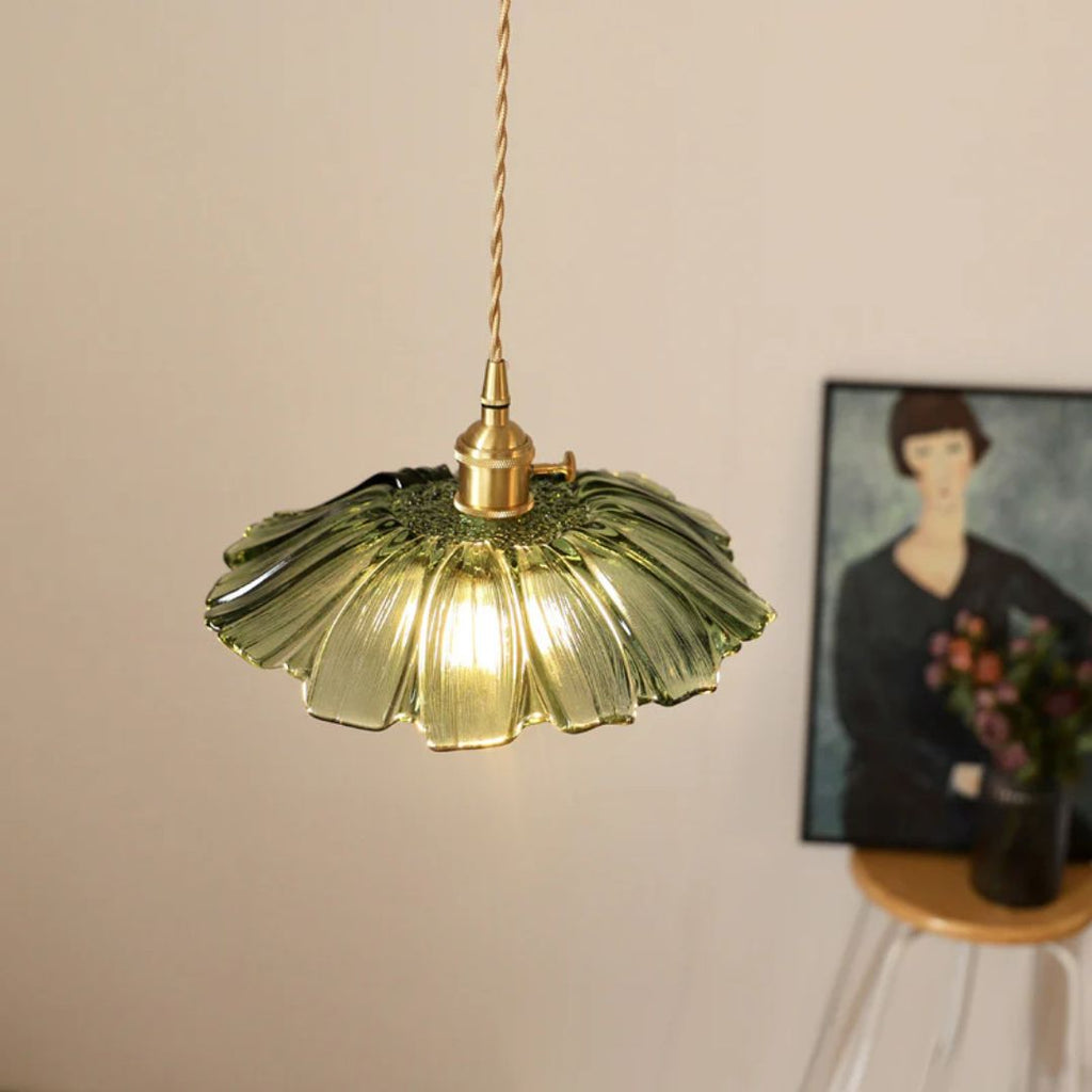 Cullivan | Bloemvormige Glazen Hanglamp