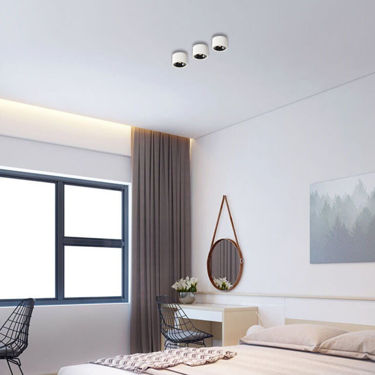 PuntoPuro | Modern Minimalist Round Spotlight – Verstelbare LED Plafondspot – Aluminium – Focus Verlichting