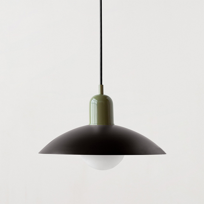 Pastel Dome | Bauhaus Hanglamp – Kleurrijk Metaal & Glas – Verstelbaar