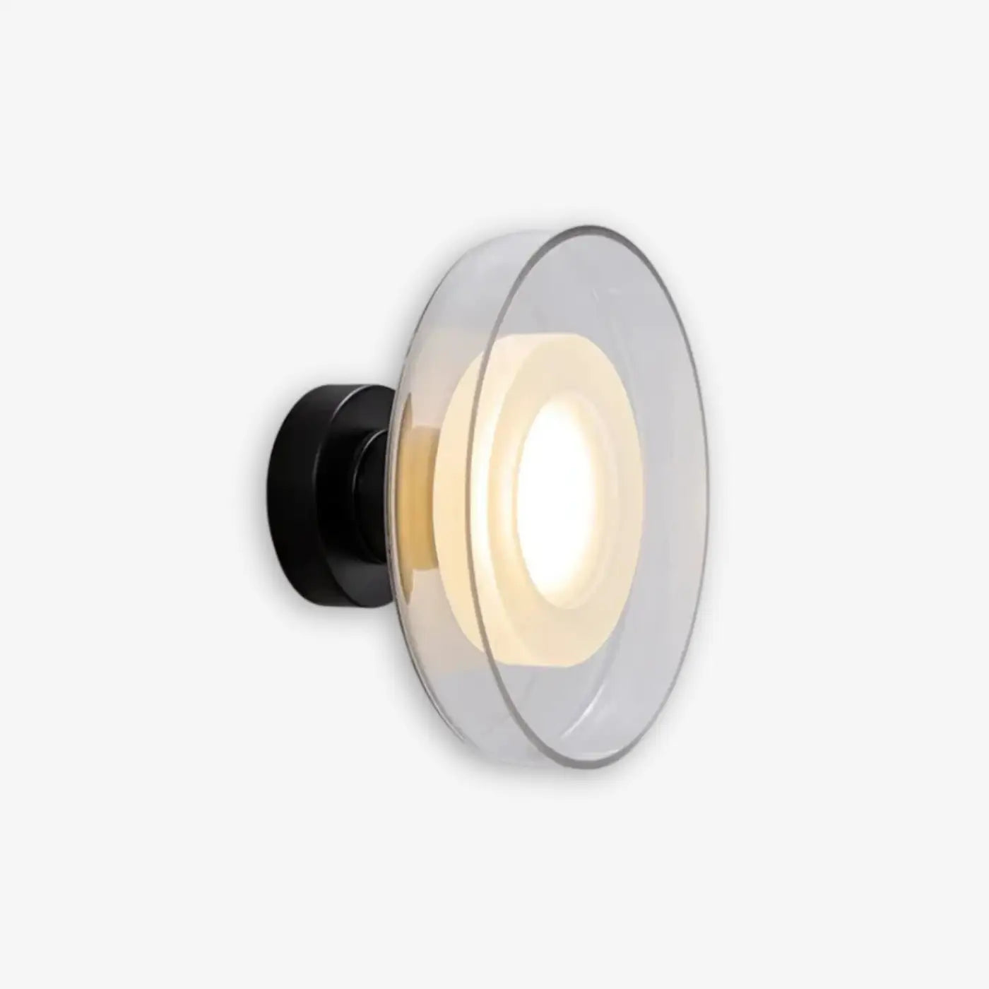 Nimbos | Architectonische Halo Lamp – Gelaagd Glas voor Wand & Plafond