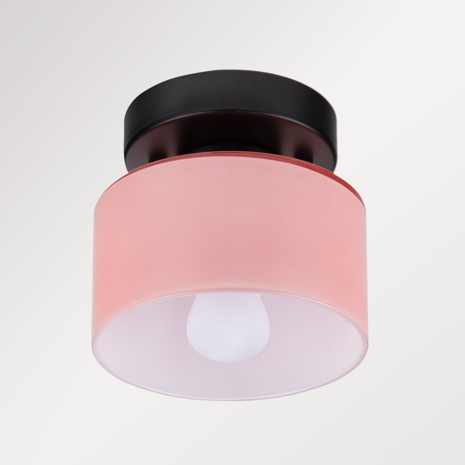 Vetro | Retro Plafondlamp van Gekleurd Glas