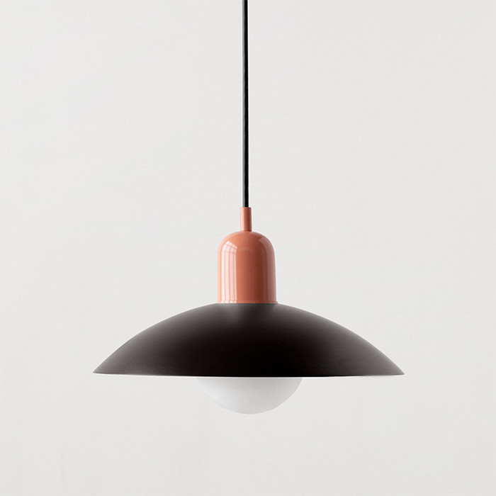 Pastel Dome | Bauhaus Hanglamp – Kleurrijk Metaal & Glas – Verstelbaar