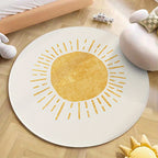 Cuore-Tondo | Modern Rond Vloerkleed – Met Antislip-onderzijde – 100 cm