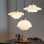 Floressi | Organische Hanglamp met Diffuus Glas