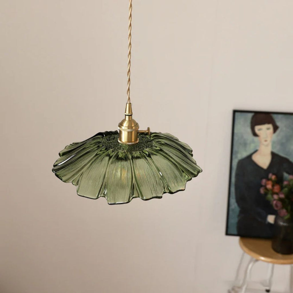 Cullivan | Bloemvormige Glazen Hanglamp