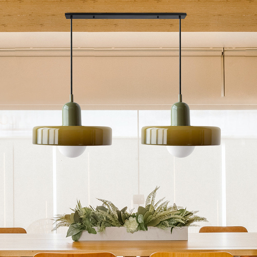 Luccaya | Dubbele Glazen Hanglamp