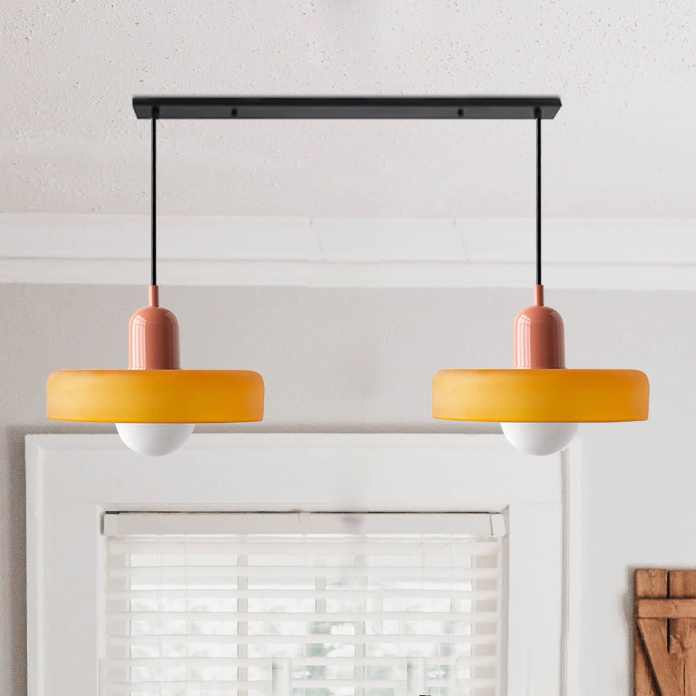 Luccaya | Dubbele Glazen Hanglamp