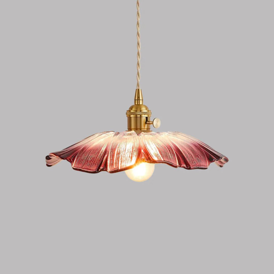 Cullivan | Bloemvormige Glazen Hanglamp