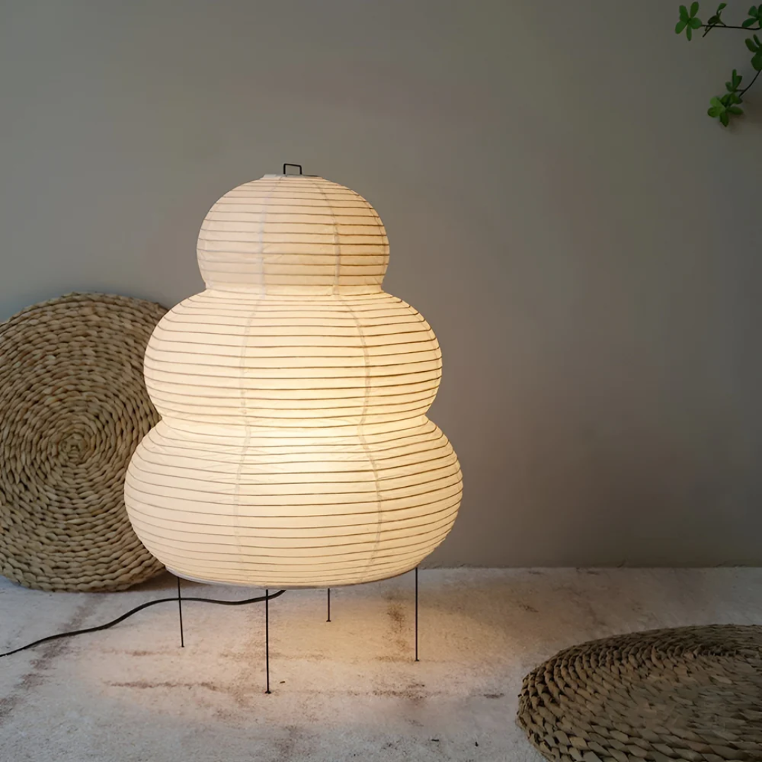 Kasumi Tower | Japanse Rijstpapier Vloerlamp