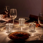 LuceCristallo | Draadloze Kristallen Tafellamp – USB Oplaadbaar – Luxe Sfeerlicht