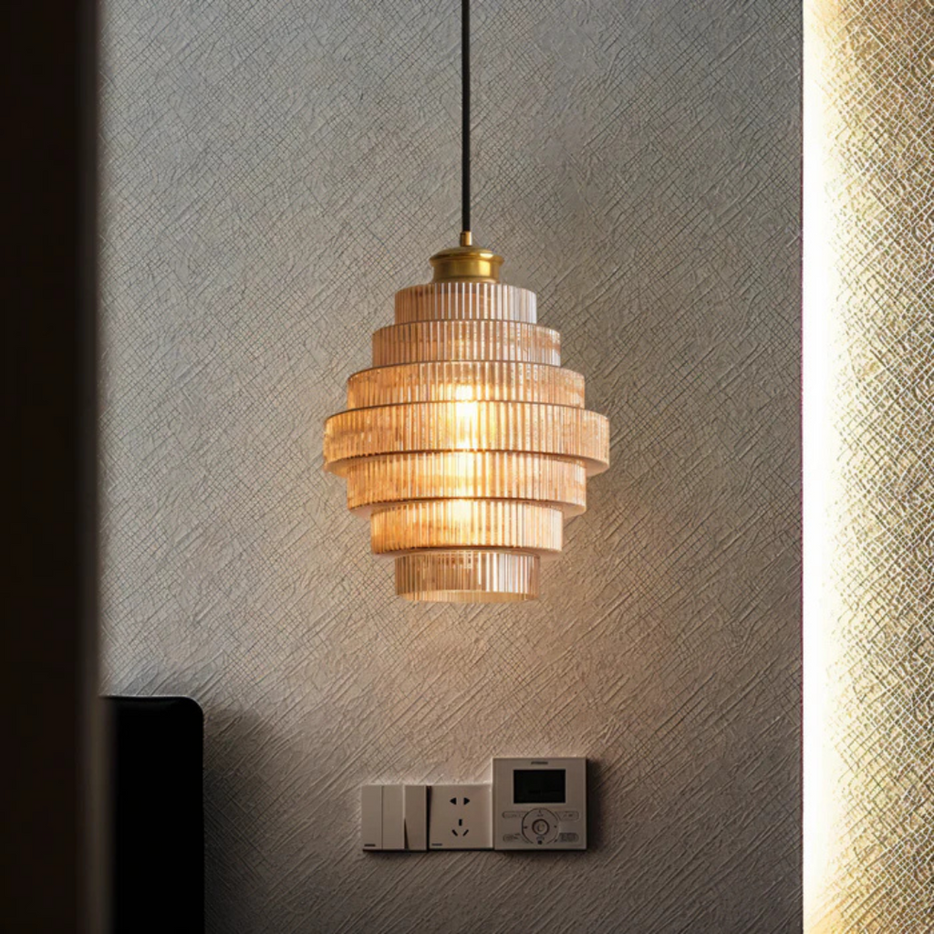 Liora | Retro Glazen Hanglamp