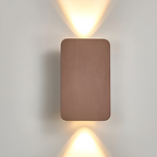 LED Wandlamp Up Down – Geborsteld Aluminium | Lumora