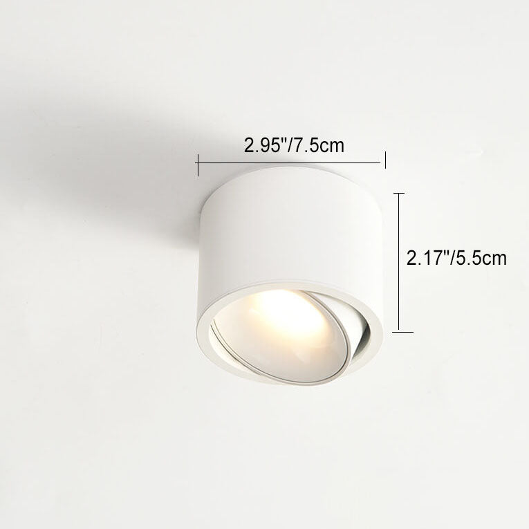 PuntoPuro | Modern Minimalist Round Spotlight – Verstelbare LED Plafondspot – Aluminium – Focus Verlichting