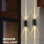 Fascio | Moderne Waterdichte LED Buitenlamp – Up & Down Beam – Aluminium
